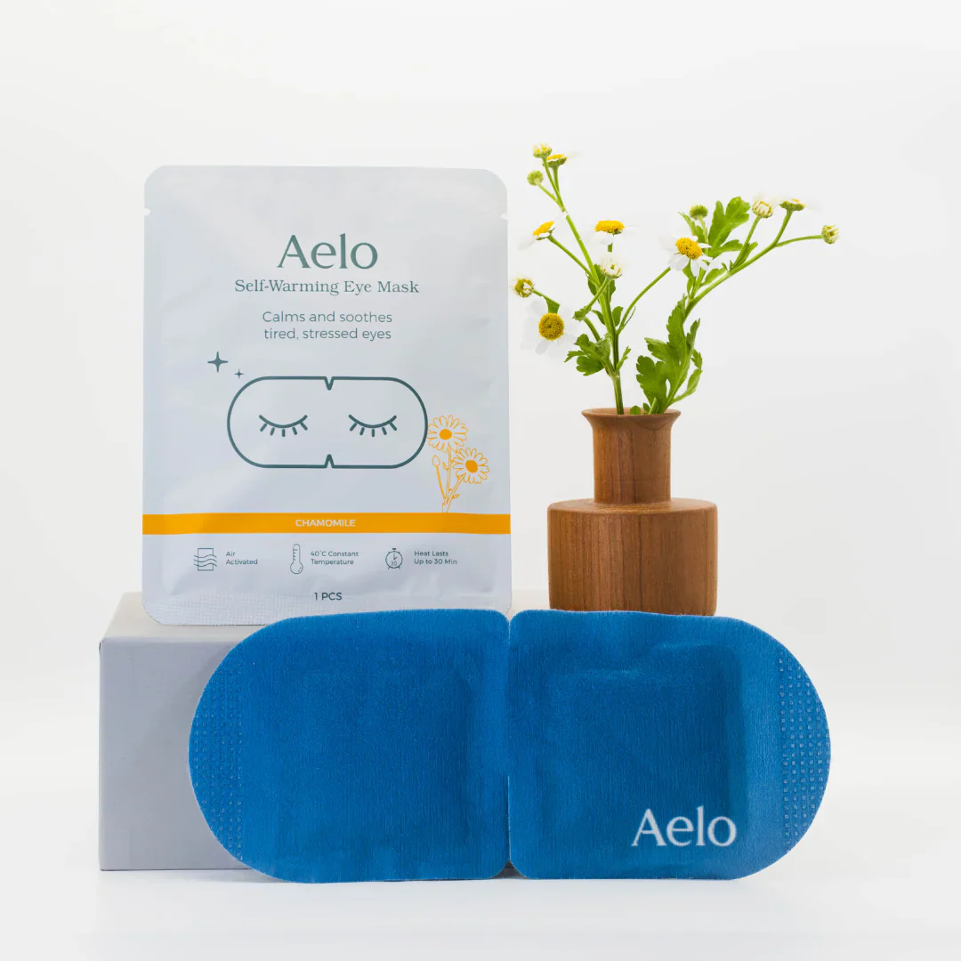 Aelo Self-Heating Eye Mask with Chamomile (10 pack) - Image 4