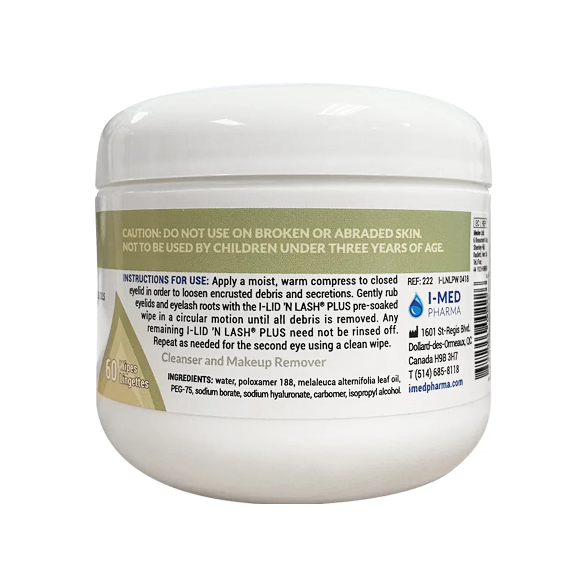 I-Lid'N Lash Plus - 60 Wipes - Image 3