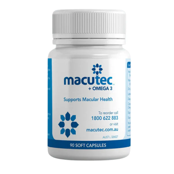 Macutec + Omega 3 - 90 Capsules - Image 2
