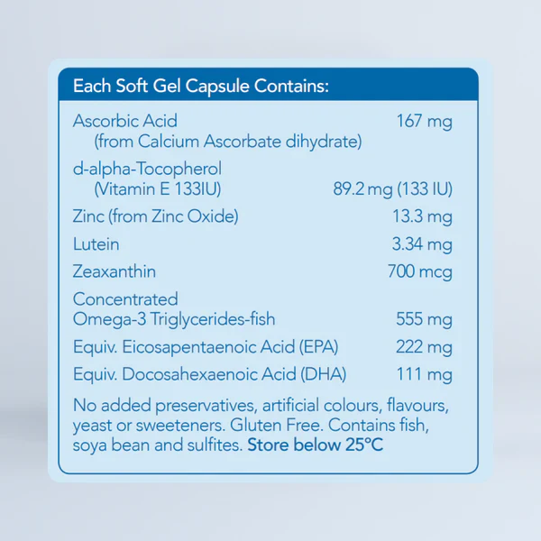 Macutec + Omega 3 - 90 Capsules - Image 4