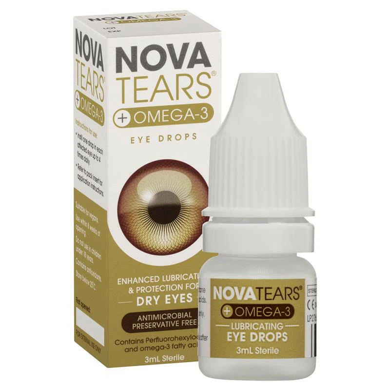 NovaTears+ Omega-3 Eye Drops 3ml - Image 3