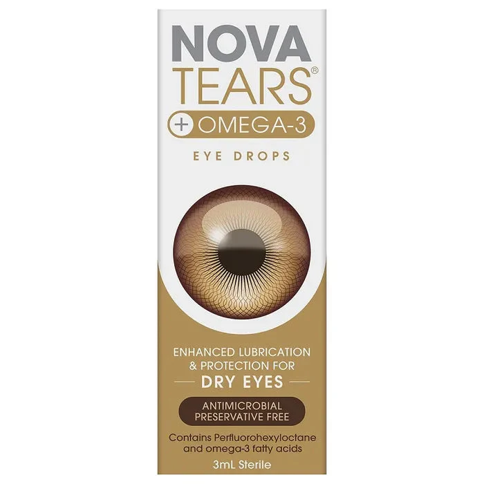 NovaTears+ Omega-3 Eye Drops 3ml - Image 4