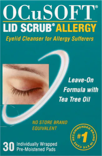 Ocusoft Lid Scrub Allergy Eyelid Wipes - Image 6