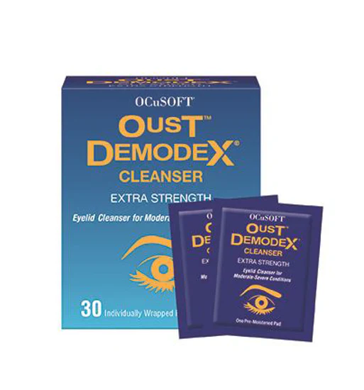 Ocusoft Lid Scrub Oust Demodex Eyelid Wipes - Image 3
