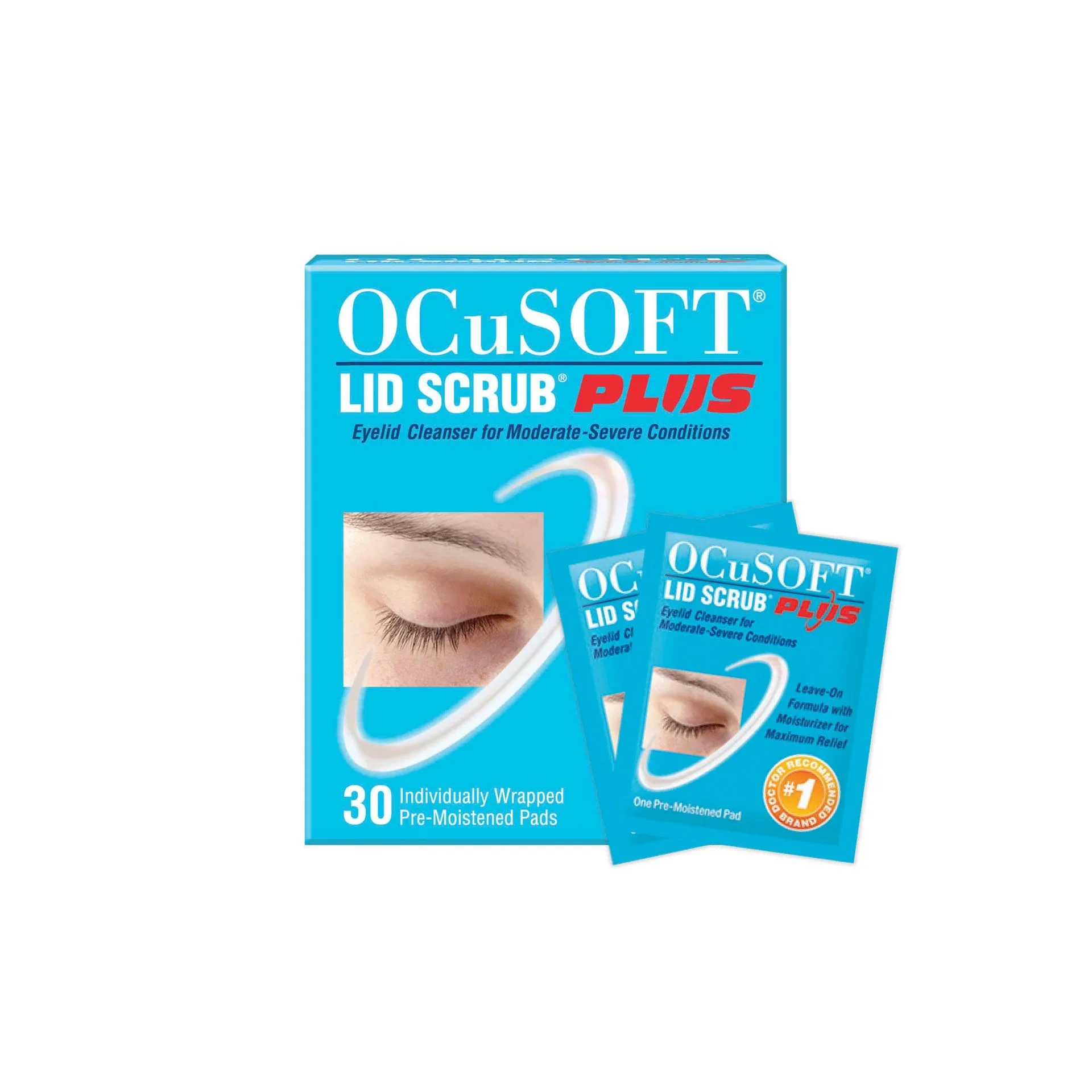 Ocusoft Lid Scrub Plus Eyelid Wipes - Image 3