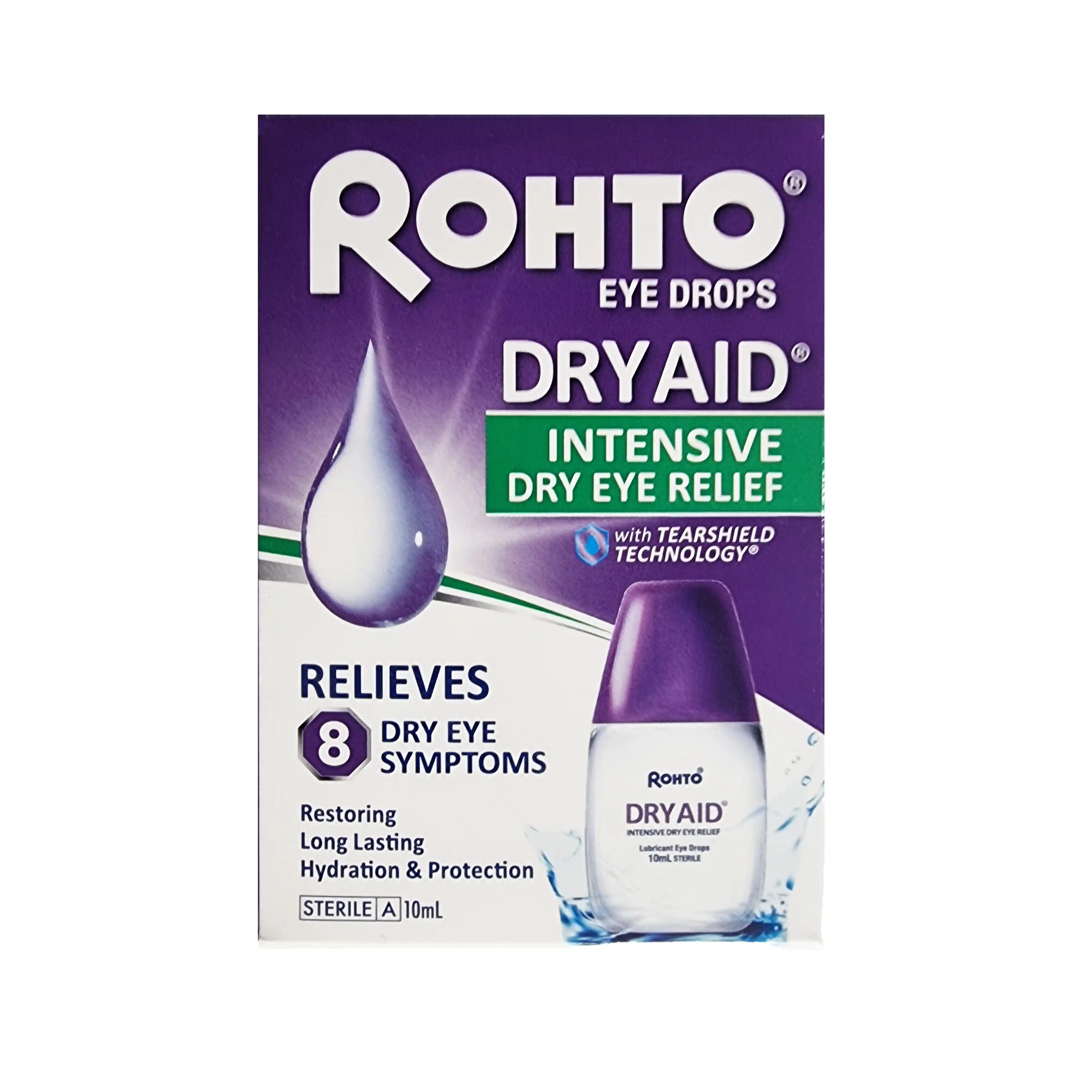 Rohto Dry Aid Eye Drops Dry Aid - 10mL Bottle - Image 3