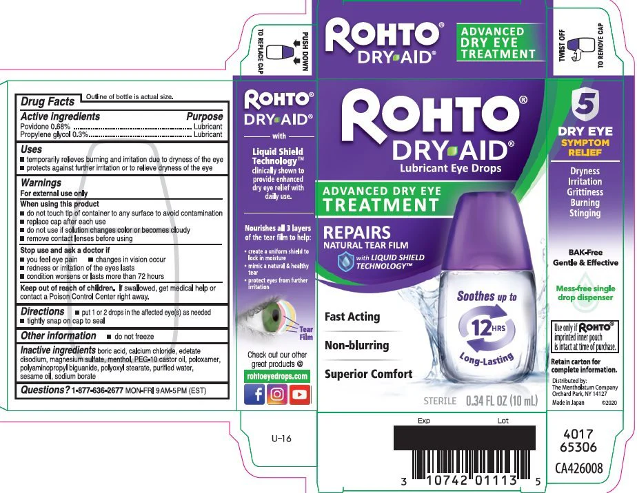 Rohto Dry Aid Eye Drops Dry Aid - 10mL Bottle - Image 5