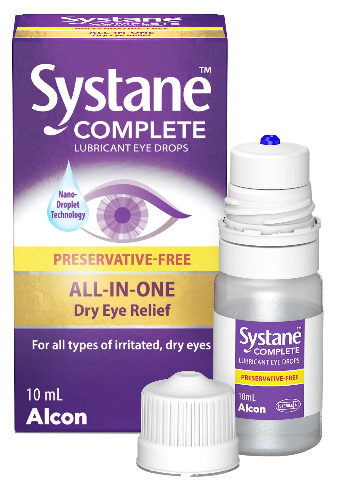 Systane Complete Lubricant Eye Drops Preservative Free - Image 4