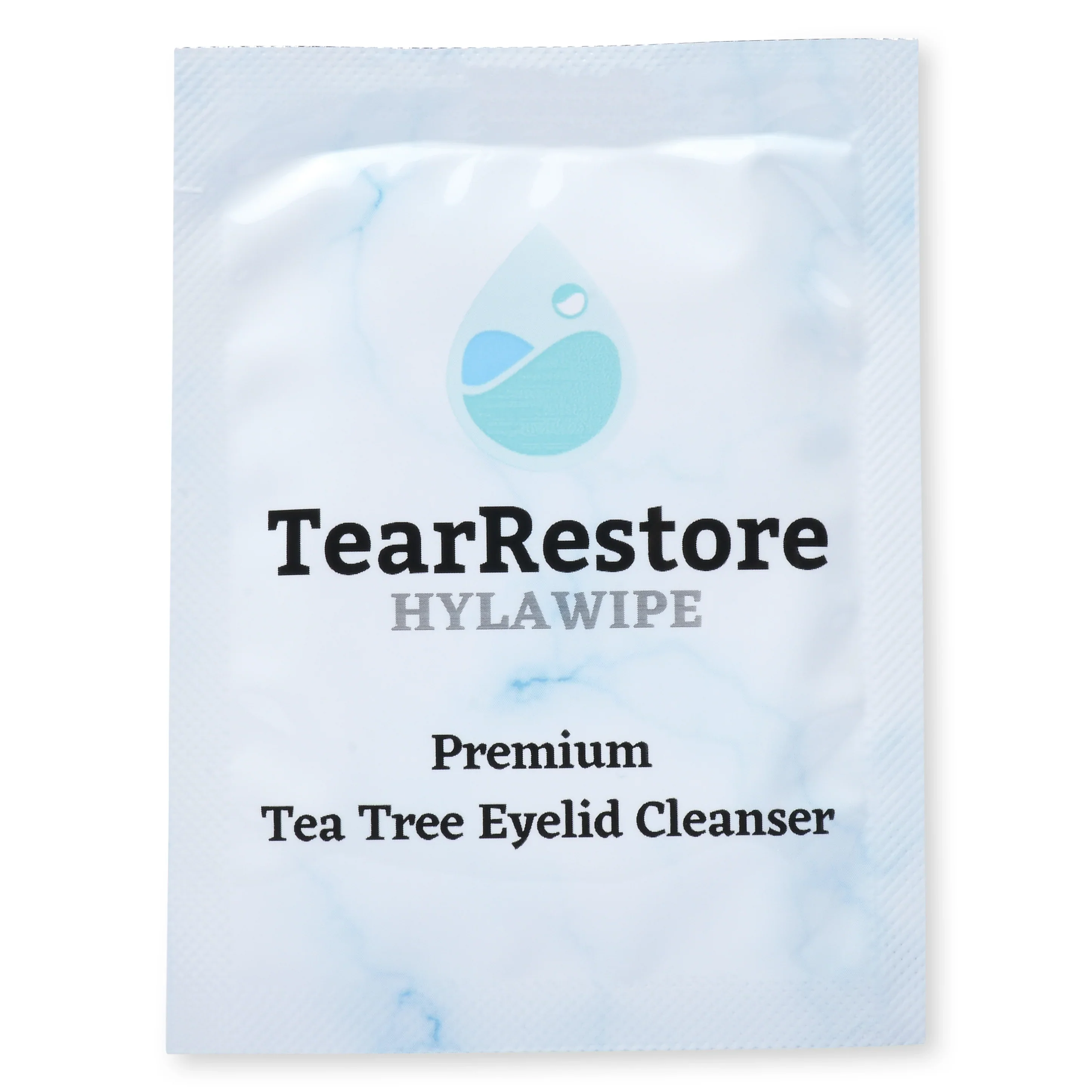 TearRestore HylaWipe Tea Tree Eyelid Wipes - Image 3