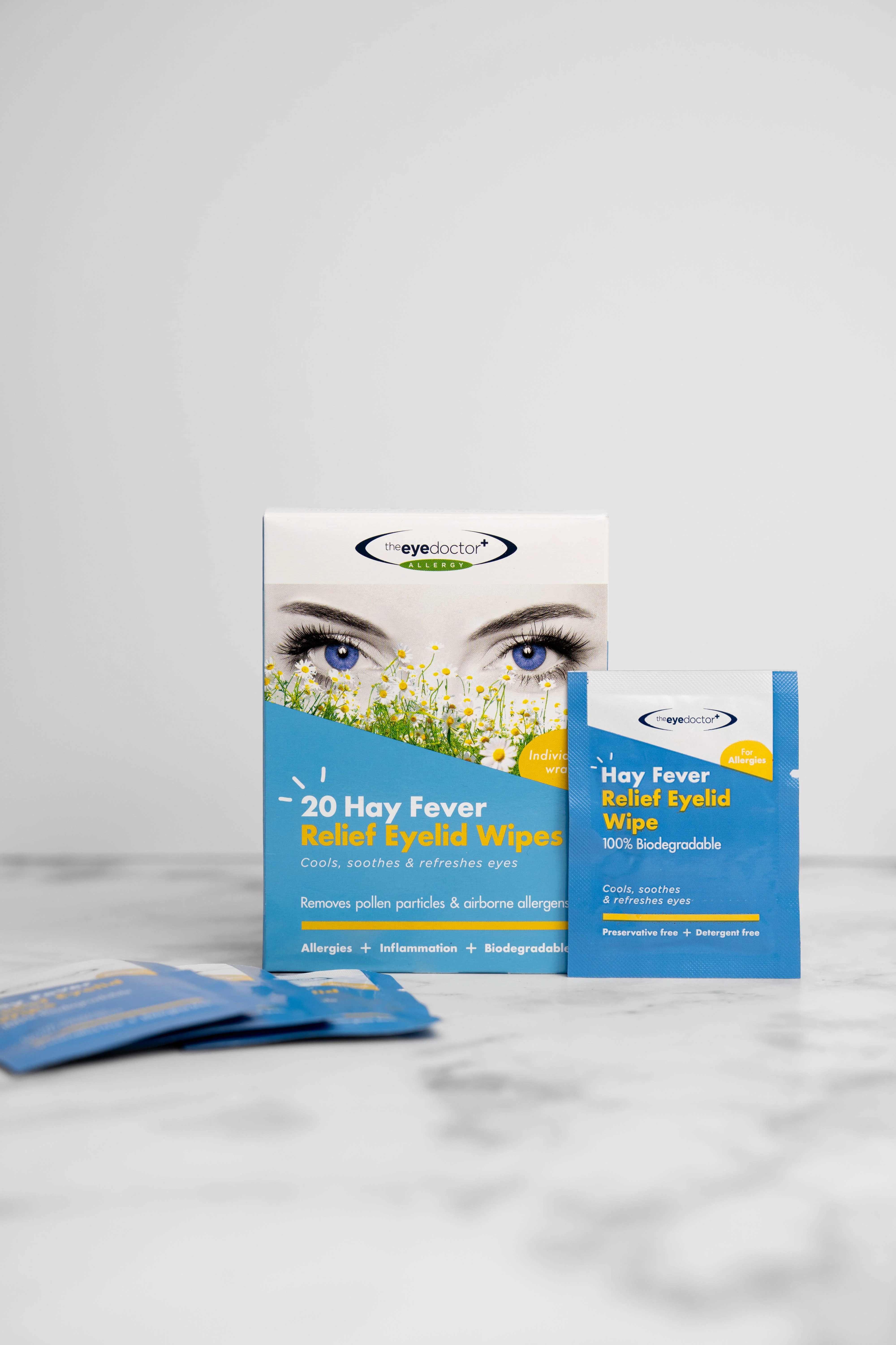 The Eye Doctor Hay Fever Relief Eyelid Wipes