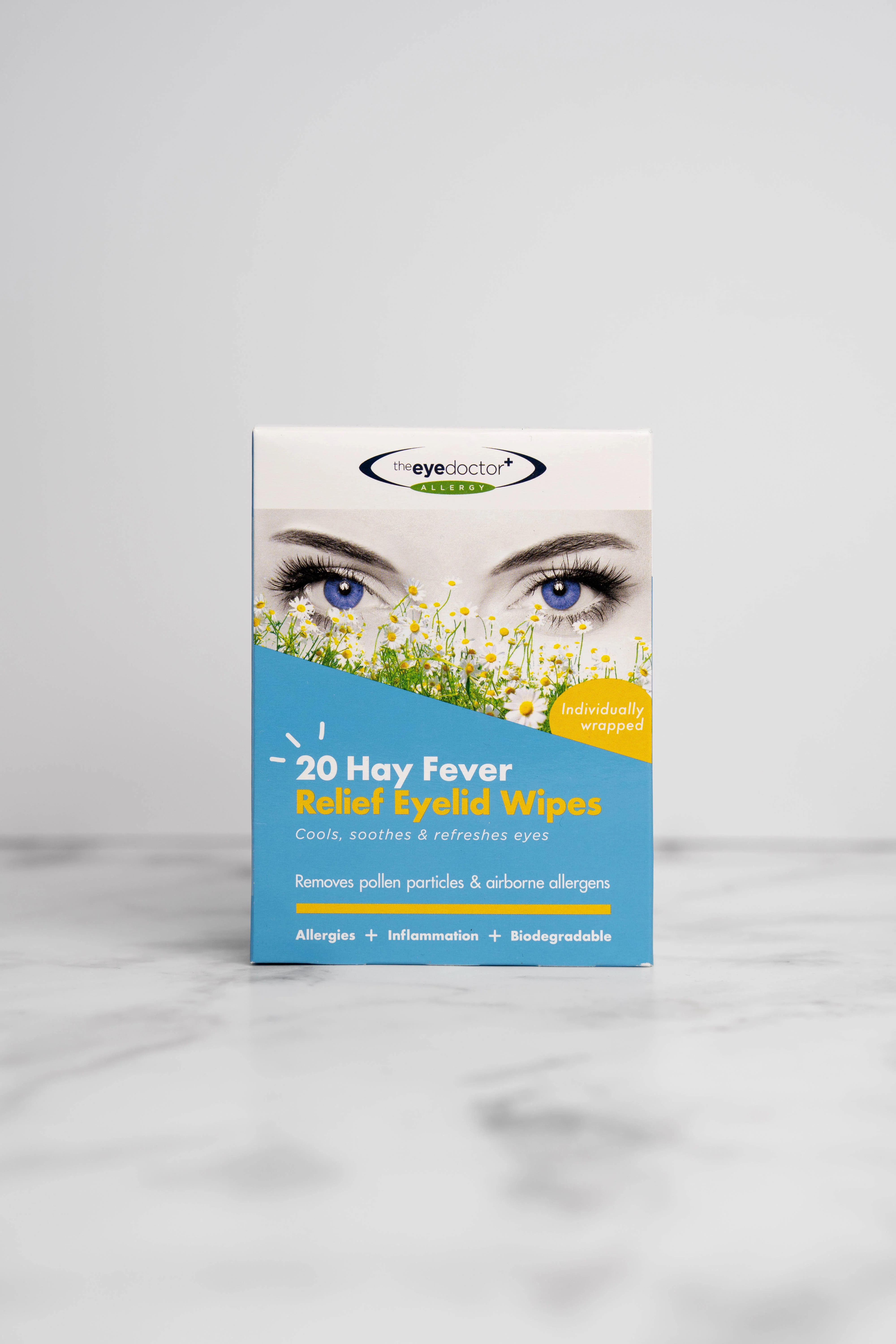 The Eye Doctor Hay Fever Relief Eyelid Wipes - Image 2