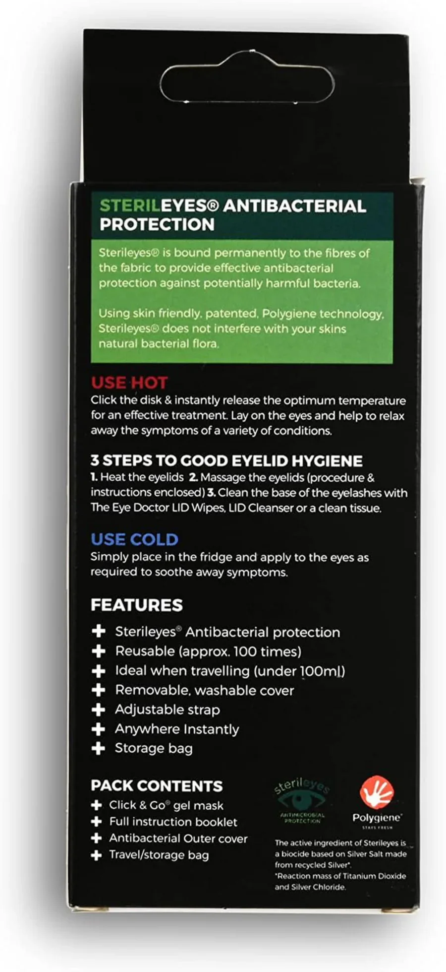 The Eye Doctor Reusable Antibacterial Instant Heat Mask - Image 7