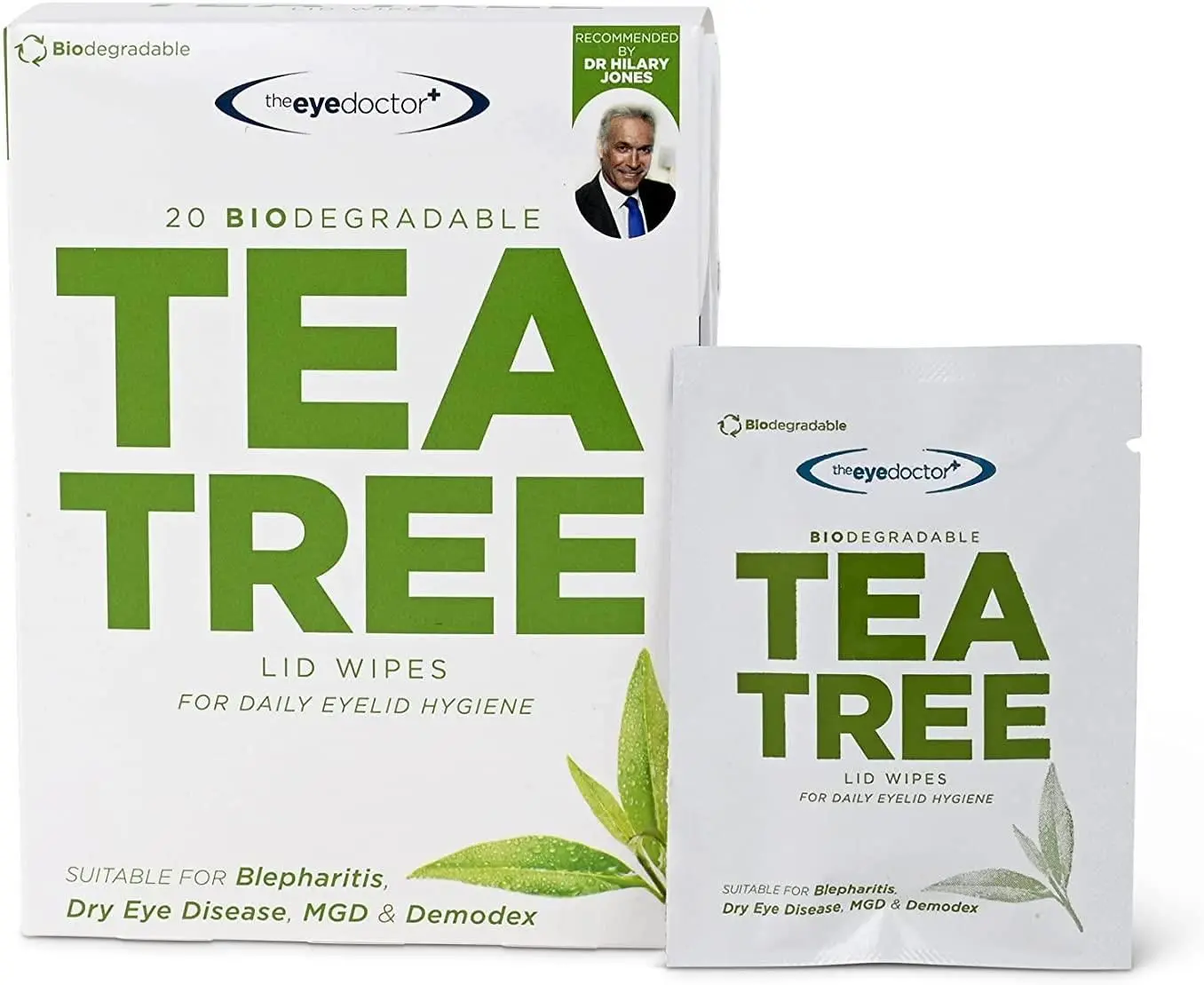 The Eye Doctor Tea Tree Eyelid Wipes - Image 4