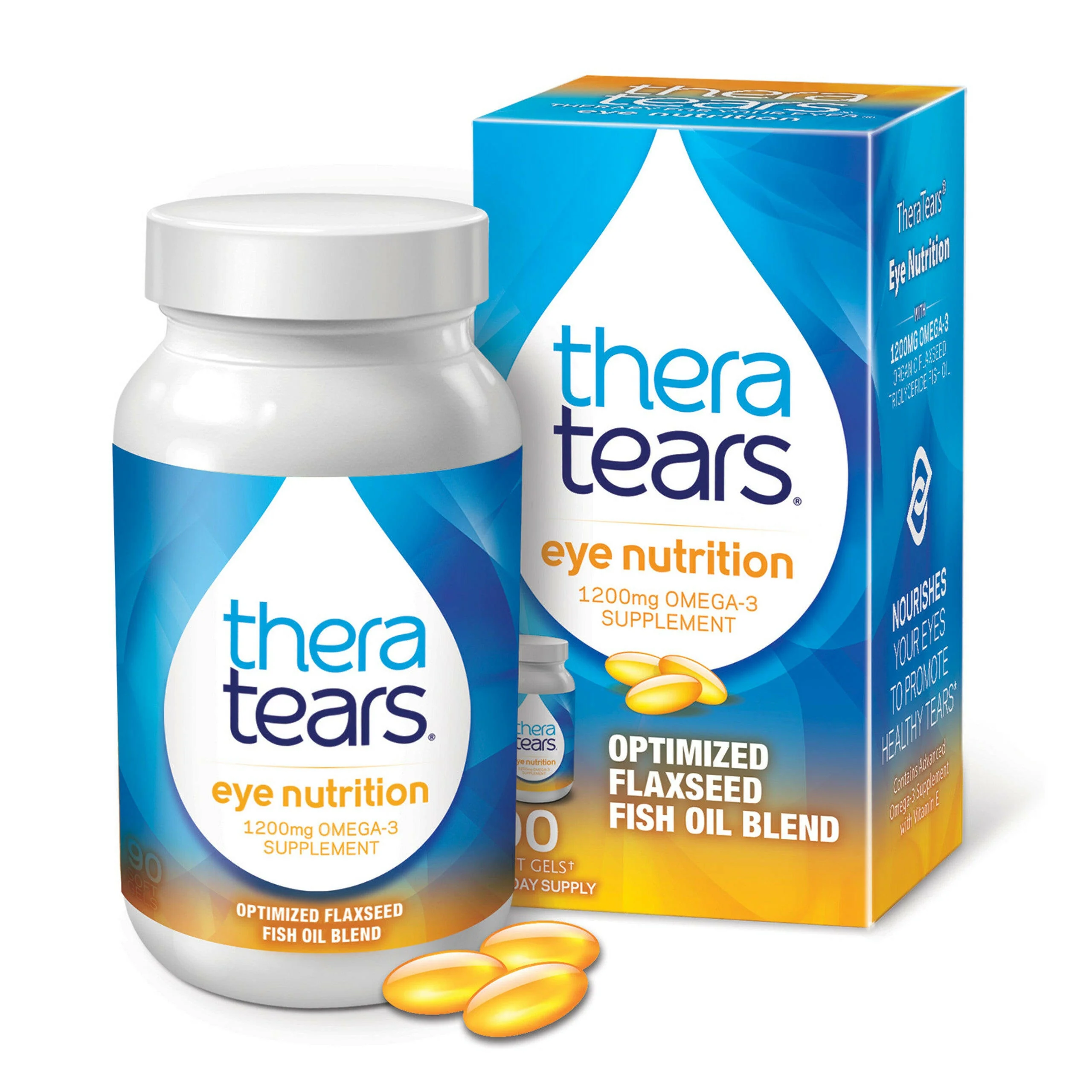 Thera Tears Eye Nutrition Omega-3 Supplement - 90 Capsules - Image 3