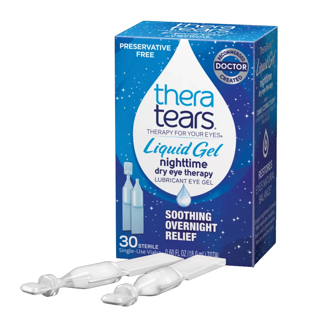 Thera Tears Nighttime Lubricant Eye Gel 30 x 0.6ml Vials - Image 2