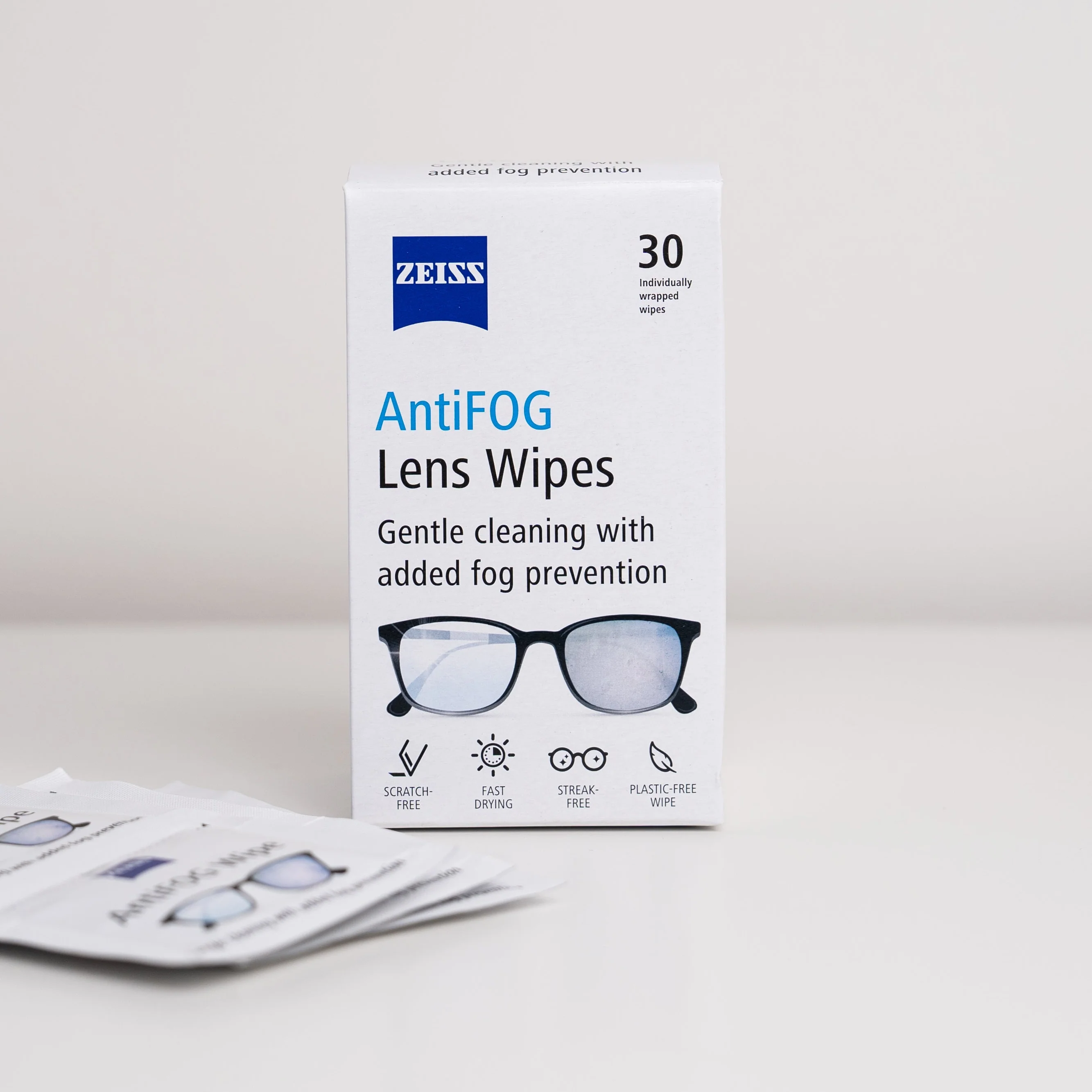 Zeiss AntiFOG Lens Wipes - 30 pack